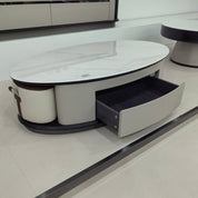 Coffee Table Artificial Stone Baking Paint Raised LKLM1520CTFH | LEUKHOME