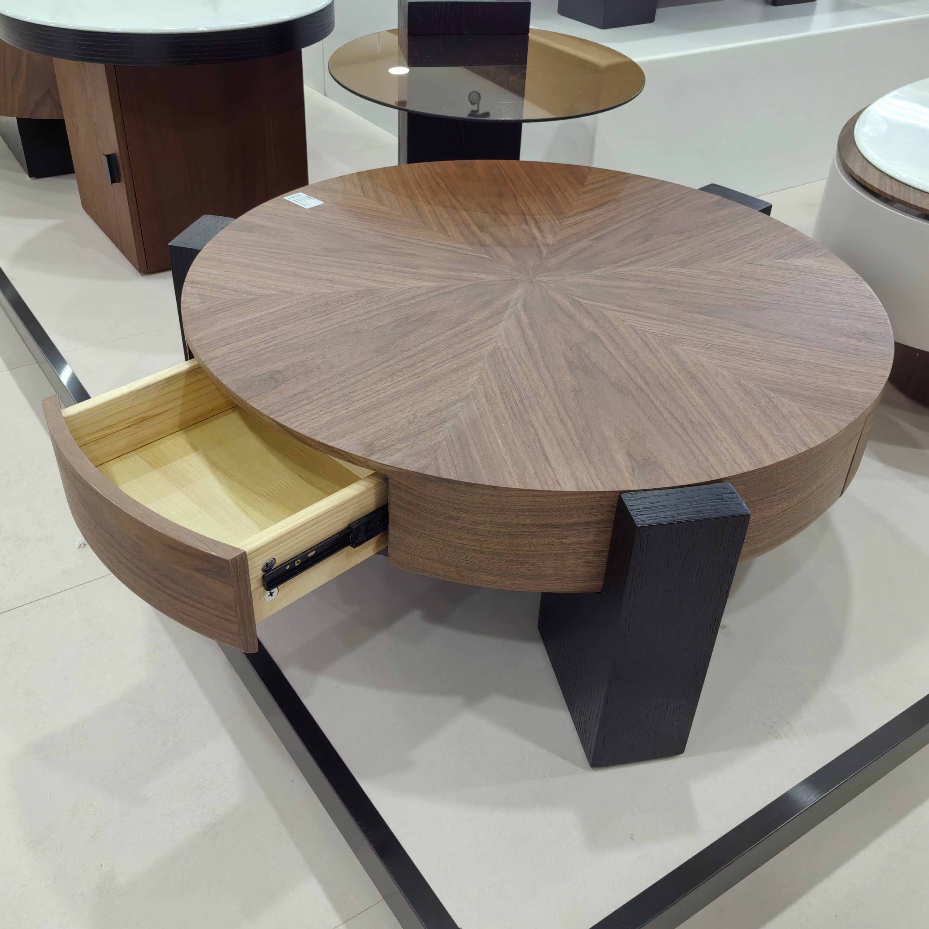 Coffee Table Wood Veneer‌ LKLM2517CTFH | LEUKHOME