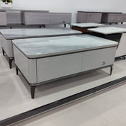Coffee Table Artificial Stone Baking Paint LKLR133CTFH | LEUKHOME