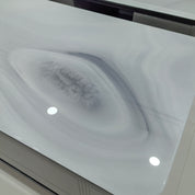 Coffee Table Artificial Stone Baking Paint LKLV6613CTFH | LEUKHOME
