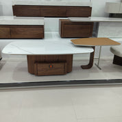 Coffee Table Marble Wood Veneer‌ LKLM1525CTFH | LEUKHOME