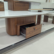 Coffee Table Marble Wood Veneer‌ LKLM1525CTFH | LEUKHOME