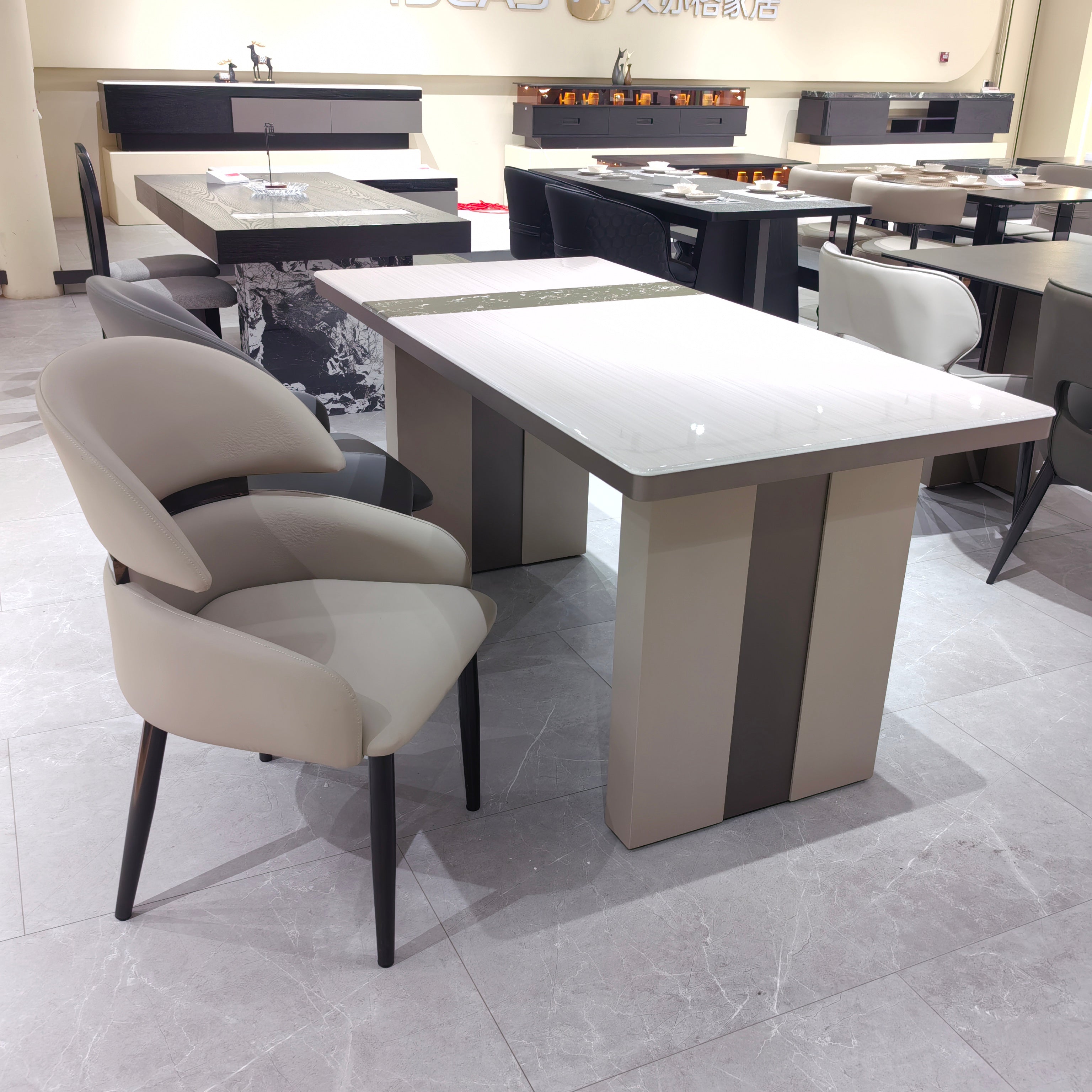 Dining Chair (2 Chairs) LKD034DCAYG | LEUKHOME