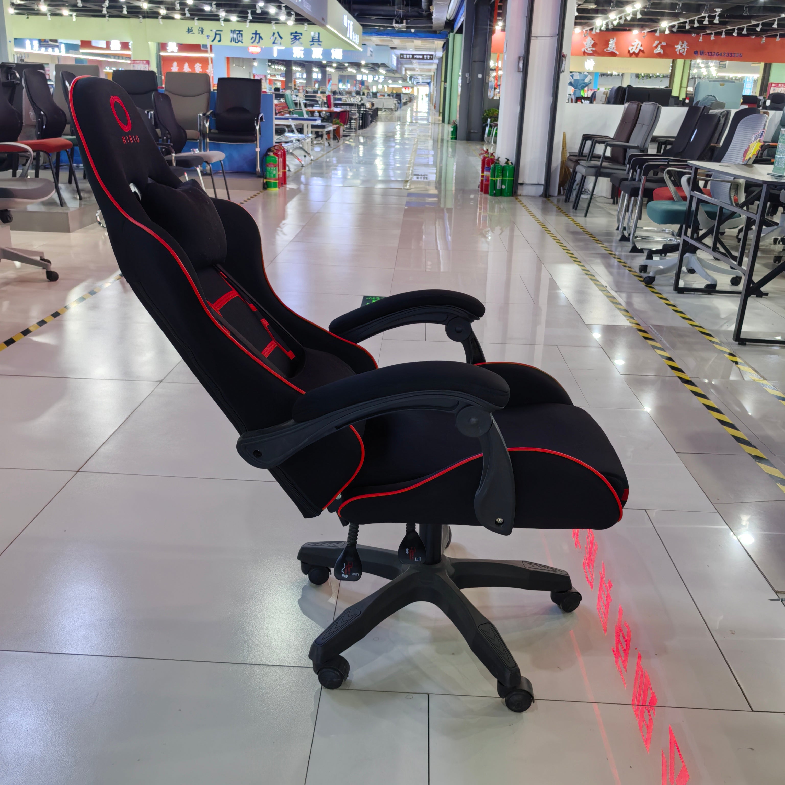 Gaming Chair (1 Chairs) LKG007GCYN | LEUKHOME