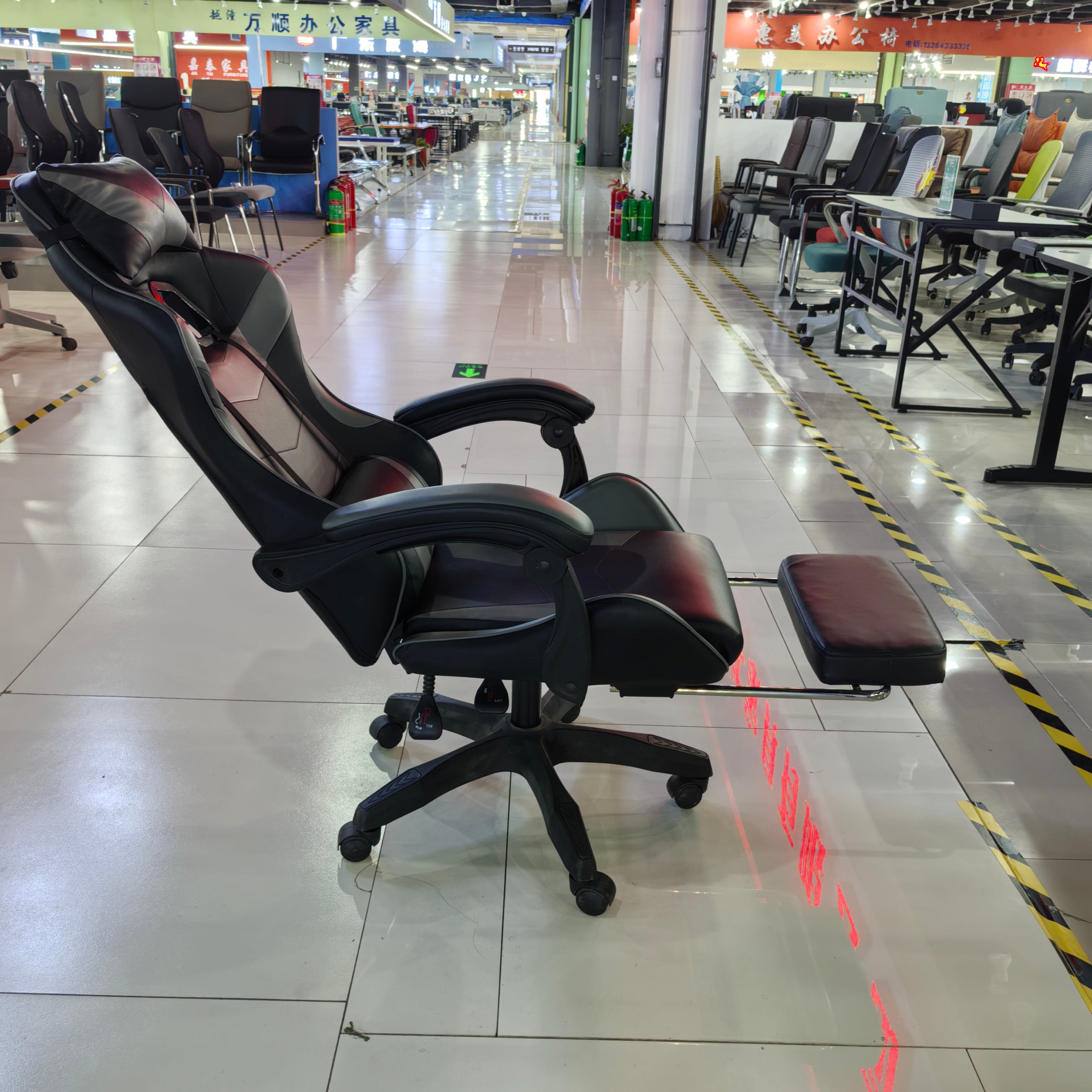 Gaming Chair (1 Chairs) LKG008GCYN | LEUKHOME