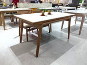 Dining Table Sintered Stone Oak LKD086DTDSBL | LEUKHOME