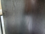 Dining Table Sintered Stone Wood Veneer Stainless Steel LKD089DTDSBL | LEUKHOME