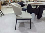 Dining Table PU (2 Chairs) LKD092DCDSBL | LEUKHOME