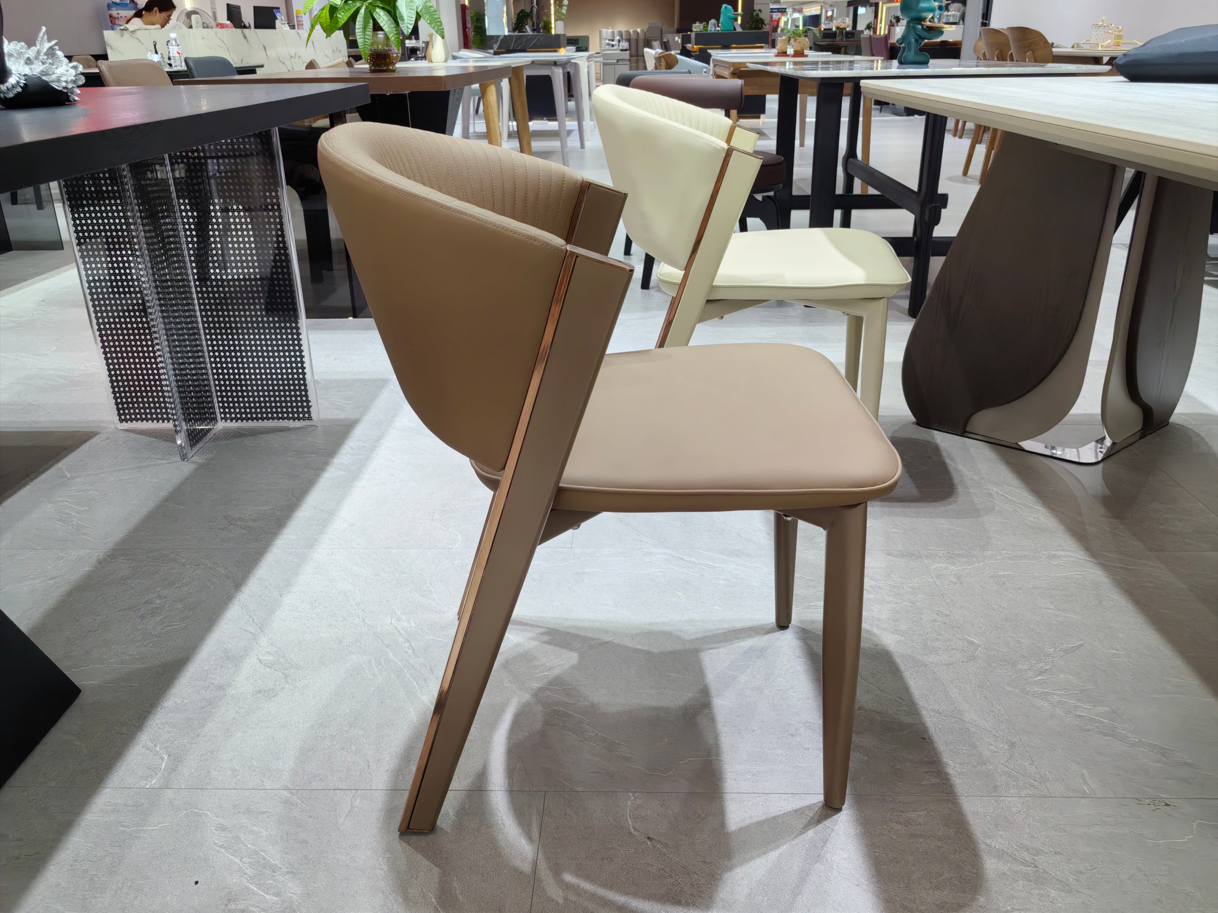 Dining Table PU (2 Chairs) LKD094DCDSBL | LEUKHOME