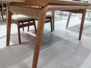 Dining Table Sintered Stone Oak LKD086DTDSBL | LEUKHOME
