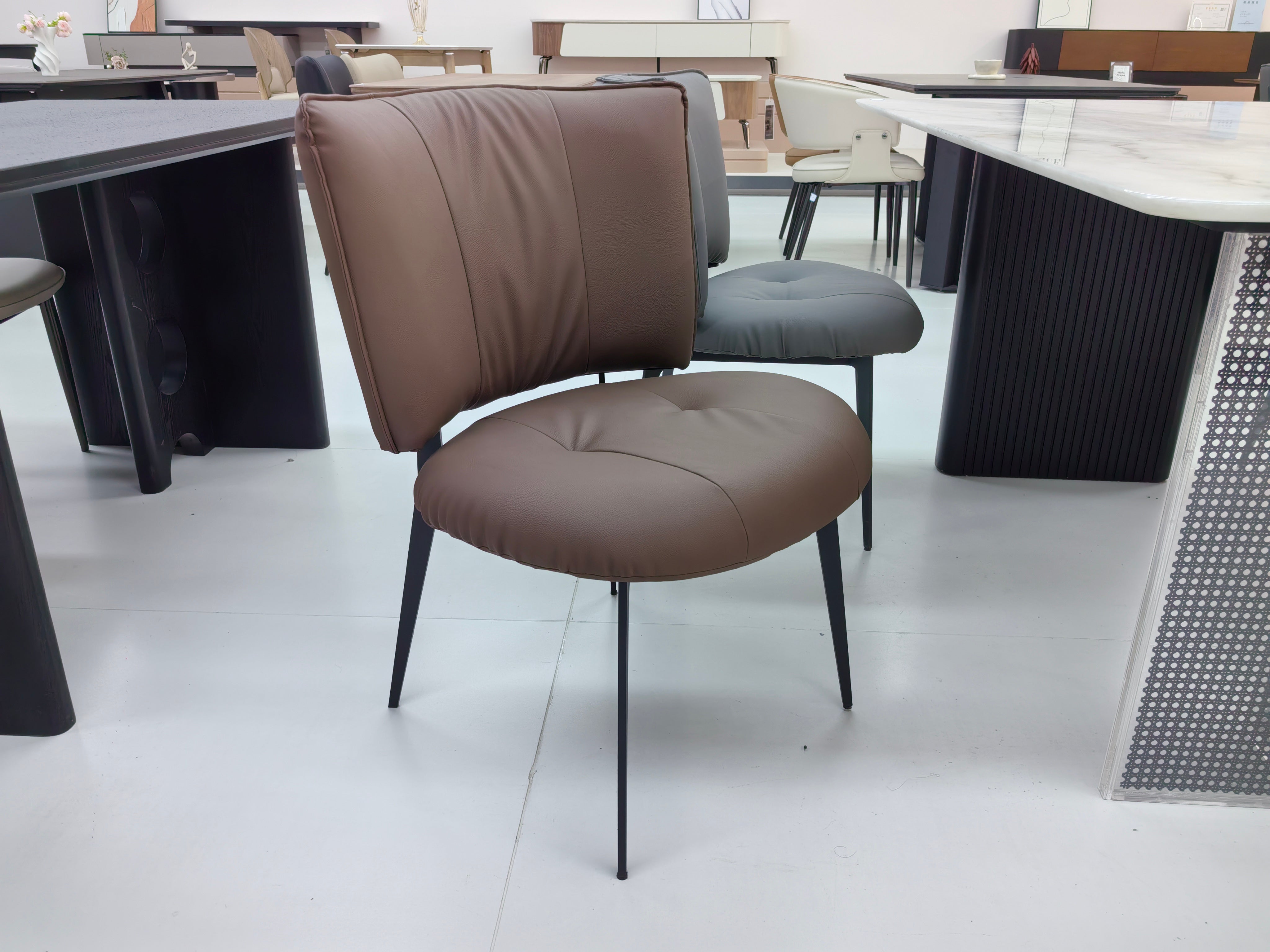 Обеденный стул PU (2 стула) LKD082DCSSJ | LEUKHOME