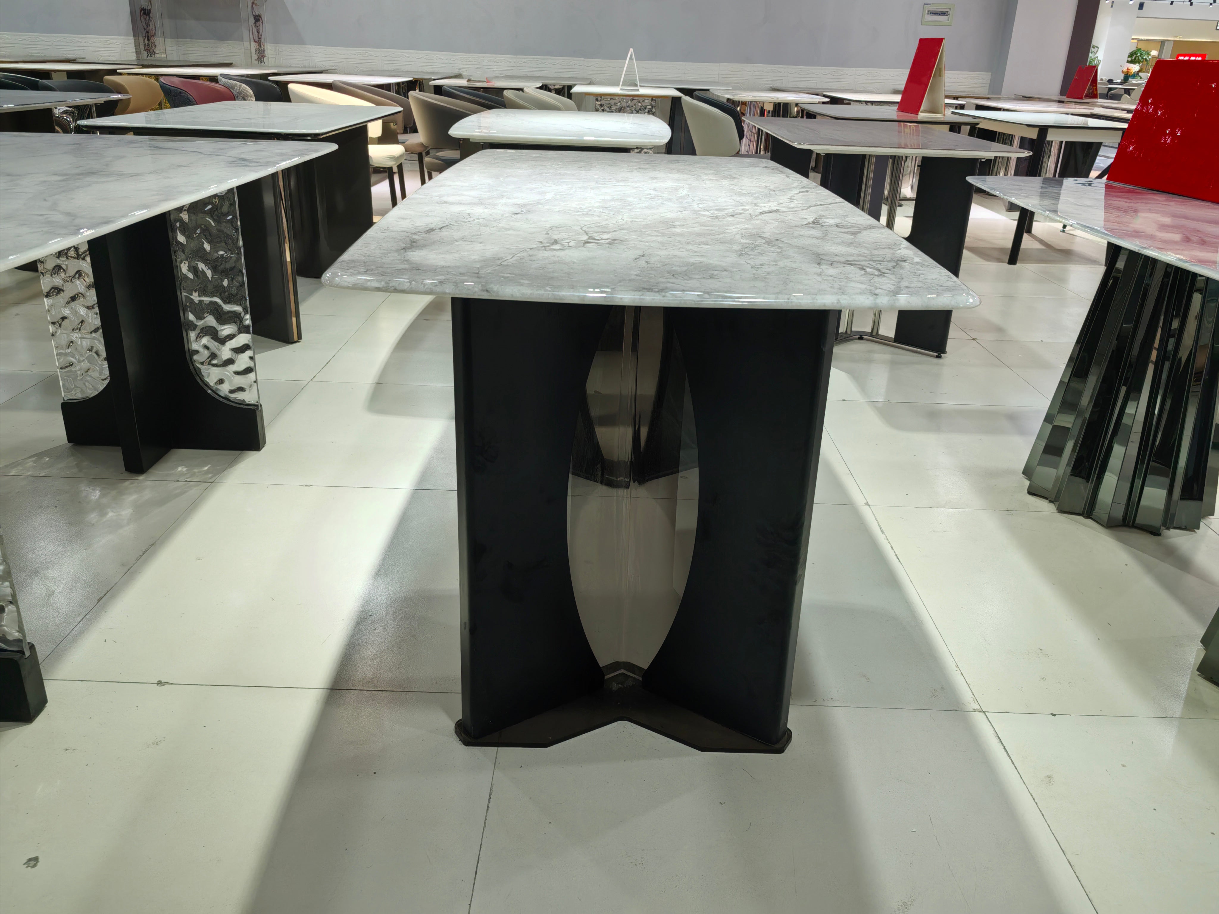 Dining Table Super Crystal Solid Wood Acrylic LKD095DTHX | LEUKHOME