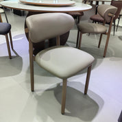 Обеденный стол PU (2 стула) LKD131DCSHYC | LEUKHOME