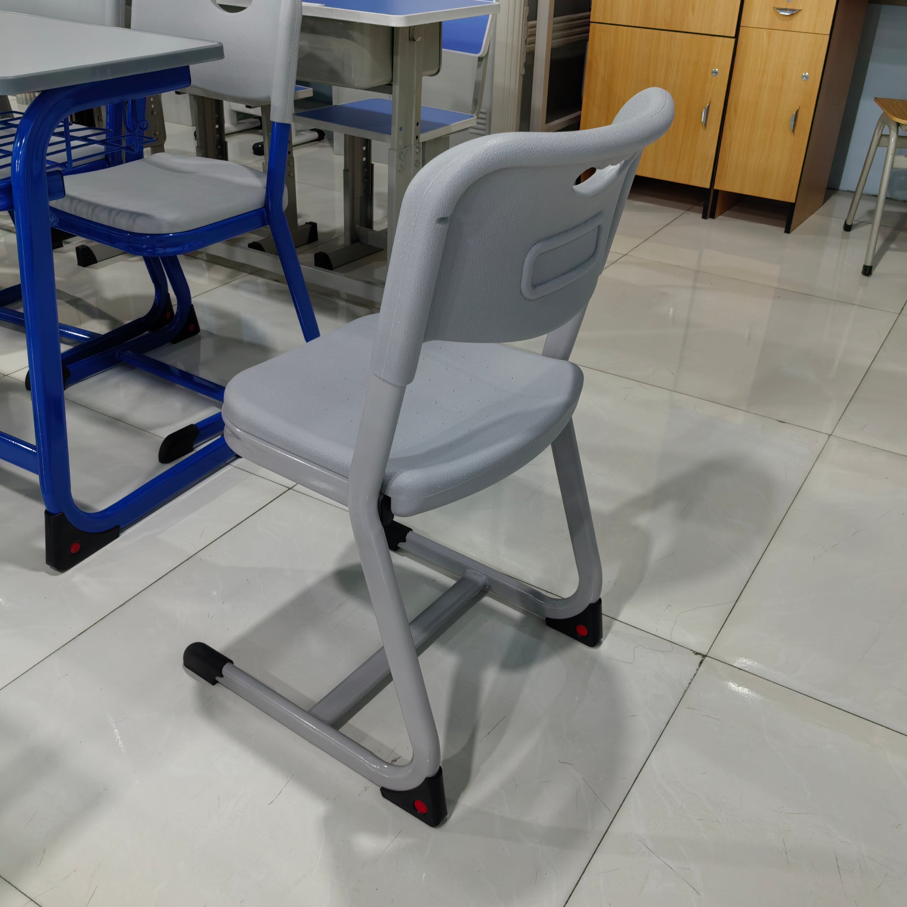 Double Desk and Chair, 1 Set (1 Table+2 Chairs) LKS101DKTSL | LEUKHOME
