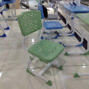 Single Desk and Chair, 2 Sets (2 Tables+2 Chairs) LKS202DKTSL | LEUKHOME