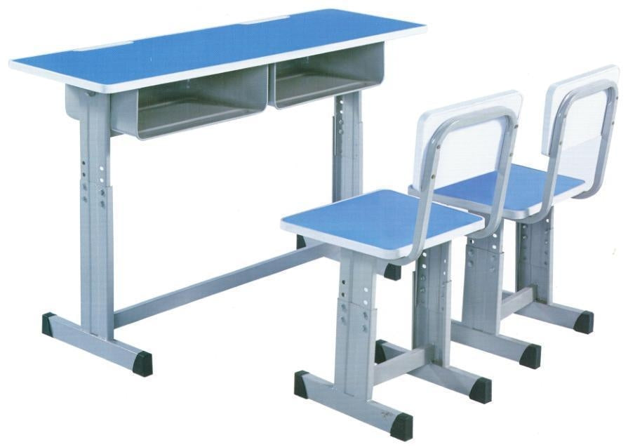 مكتب وكرسي مزدوج، مجموعة واحدة (طاولة واحدة + كرسيان) LKS103DKTSL | LEUKHOME