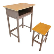 Single Desk and Chair, 1 Set (1 Table+1 Chair) LKS802DKTSL | LEUKHOME