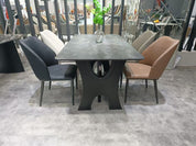 Dining Table Super Crystal Wood LKD070DTYX | LEUKHOME