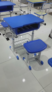 Single Desk and Chair, 1 Set (1 Table+1 Chair) LKS307DKTSL | LEUKHOME